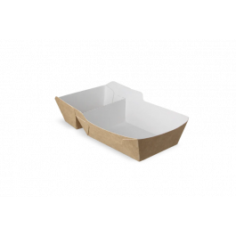 Brickor för pommes frites A23 (A7+1) kraft/Vit (400 st) [TK-9987898]