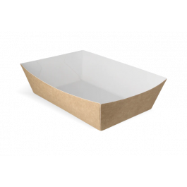 Brickor för pommes frites A50 kraft/Vit (400 st) [TK-9987899]