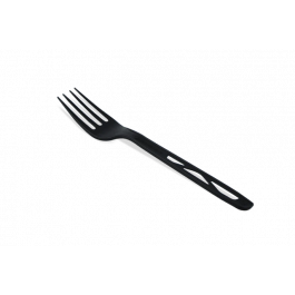 Återanvändbar Svart gaffel 17 cm CPLA (1.000 st) [TK-9988004]