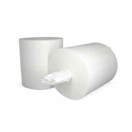 Handduksrulle Midi (kärnlös) 1 lager 270 mätare Ø20cm 100% cellulosa T9 (6 st) [TK-9988016]