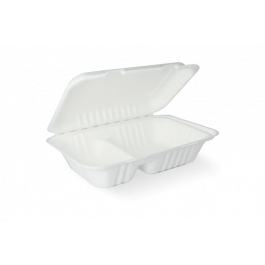Menybox med 2 fack sockerrör 16x6,5x23 cm (500 st) [TK-9988191]
