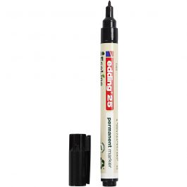 Edding EcoLine märkpen 25, nr. 25, spets 1 mm, svart, 1 st. [HOB-3532840]