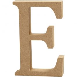 Letter, E, H: 13 cm, thickness 2 cm, 1 pc [HOB56314]