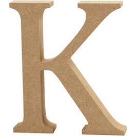 Letter, K, H: 13 cm, thickness 2 cm, 1 pc [HOB56320]