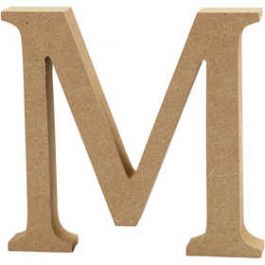 Letter, M, H: 13 cm, thickness 2 cm, 1 pc [HOB56322]