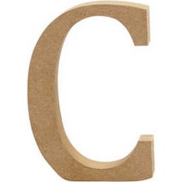 Letter, C, H: 8 cm, thickness 1,5 cm, 1 pc [HOB56362]