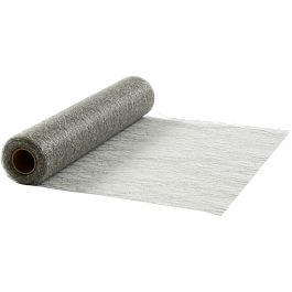 Table Runner, silver, W: 30 cm, 10 m/ 1 roll [HOB593018]