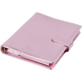 Planner, rose, size 19x23,5x4 cm, ring folder, 1 pc [HOB192648]