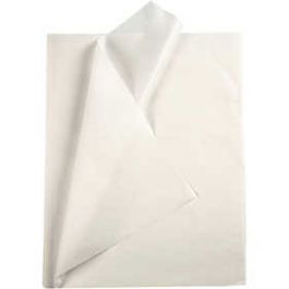 Tissue Paper, white, 50x70 cm, 14 g, 25 sheet/ 1 pack [HOB20860]