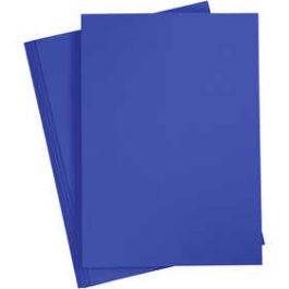 Card, royal blue, A4, 210x297 mm, 180 g, 20 sheet/ 1 pack [HOB21121]
