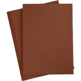 Card, coffee brown, A4, 210x297 mm, 180 g, 20 sheet/ 1 pack [HOB21125]