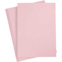 Card, rose, A4, 210x297 mm, 210 g, 10 sheet/ 1 pack [HOB21182]