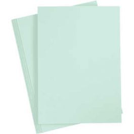 Card, pastel green, A4, 210x297 mm, 210 g, 10 sheet/ 1 pack [HOB21184]