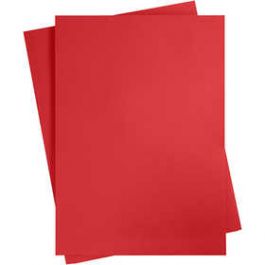Card, christmas red, A2, 420x600 mm, 180 g, 10 sheet/ 1 pack [HOB21515]