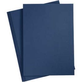 Card, blue, A4, 210x297 mm, 220 g, 10 pc/ 1 pack [HOB219014]