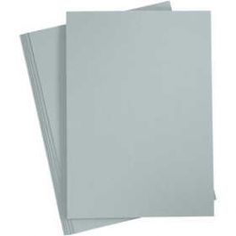 Card, grey, A4, 210x297 mm, 220 g, 10 pc/ 1 pack [HOB219026]