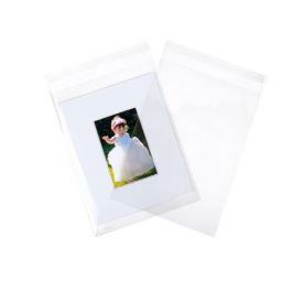 Plastpåsar 11,5x22cm Transparent Skölj och försegla (100 st) [B4X9S]