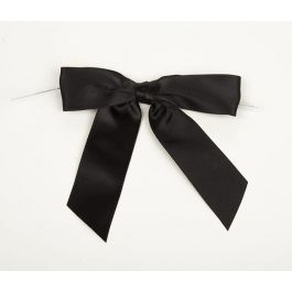 Bågar förbunden Svart 2,2cm (100 st) [BOW7BL]