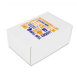 Lådor för att ta med sig 22,5x15x9cm Vit (50 st) [FP-DP0211]