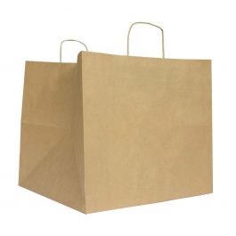 Skivbärarpåsar 33+33x33cm bruna (100 st) [FP-DPT1080]