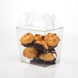 Plastlådor för Takeout 8,7x6,4x7,9cm (25 st) [FS283]