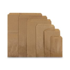 Presentpåsar 21x30cm bruna (1000 st) [FP-FPK021]