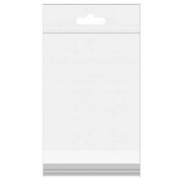 Cellofanpåsar med Eurohål 11,5x16cm Transparent med Tejpremsa (100 st) [HB1116]