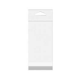 Cellofanpåsar med Eurohål 15,2x31,8cm Transparent med Tejpremsa (100 st) [HB612]