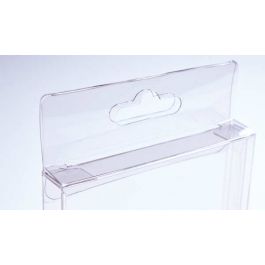 Plastlådor 14,9x2,5x16,8cm med Galge (25 st) [HFB16]