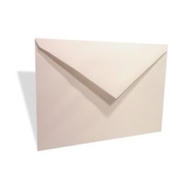Kuvert med Linne textur Vit 16,5x12,1cm (50 st) [E210]