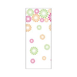 Tryckta Påsar små Blommor 10,2x6,4x24,1cm med Sidoinvik (100 st) [G4BD]