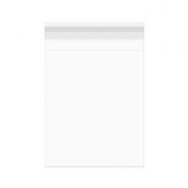 Plastpåsar 51,9x61,6cm Transparent med Tejpremsa (100 st) [B20]