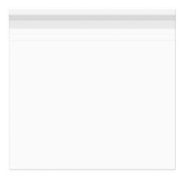 Plastpåsar 24x23,5cm Transparent med Tejpremsa (100 st) [B99]