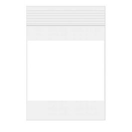 Blixtlåspåsar med Skrivfält 15x23cm PE 100 mikron (100 st) [4WE69]