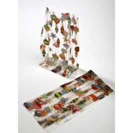 Tryckta Påsar Jul dekorationer 12,7x7,6x29,2cm med Sidoinvik (100 st) [G5ORN]