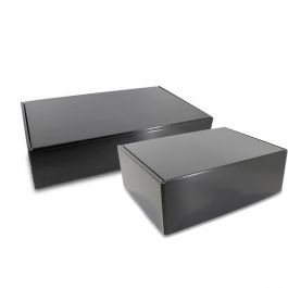 Matlådor 61x37x14cm Svart (25 st) [FP-NS1027]