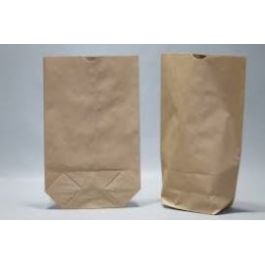 Kraftpåsar med sexkantsbotten (innehåll 0,5 kg) 14x22cm - 1-lagig 70 grs (100 st) [PAK1412]
