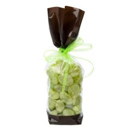 Tryckta Påsar Brun 5,1x4,8x24,1cm med Sidoinvik (100 st) [G1BN]