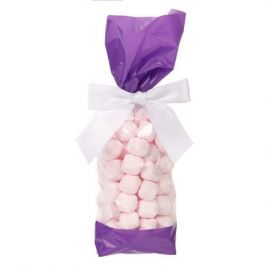 Tryckta Påsar Lila 6,7x4,8x27,3cm med Sidoinvik (100 st) [G2PL]