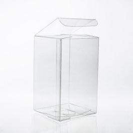 Plastlådor 10,2x10,2x12,7cm Kristallklart (50 st) [VB304]