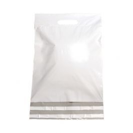 Plastförsändelsepåsar 45x56+7cm vita (250 st) [FP-VZQ035]
