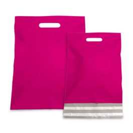 Plastförsändelsepåsar 45x56+7cm Fuchsia (250 st) [FP-VZQ037]
