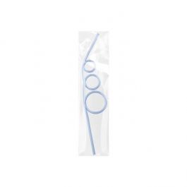 Plastpåsar 6,4x31,1cm Transparent med Tejpremsa (100 st) [B2X12]