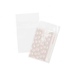 Plastpåsar 9,5x13cm Transparent med Tejpremsa (100 st) [B3H5SPC]