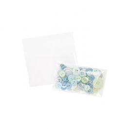 Plastpåsar 9x5cm Transparent med Tejpremsa (100 st) [B3X2]