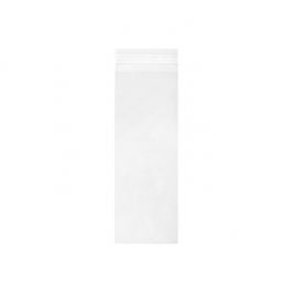 Plastpåsar 11,3x31,1cm Transparent med Tejpremsa (100 st) [B412]