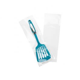 Plastpåsar 12,4x33,3cm Transparent med Tejpremsa (100 st) [B413]