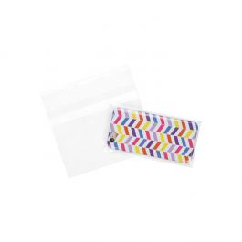 Plastpåsar 15x11,4cm Transparent med Tejpremsa (100 st) [B45PC]