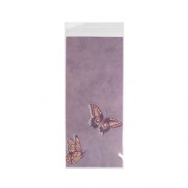 Plastpåsar 11x24,4 cm Transparent med Tejpremsa (100 St) [B49M]