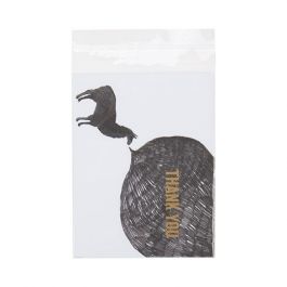 Plastpåsar 11x14,5cm Transparent med Tejpremsa (100 st) [B4B5]